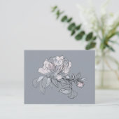 Mooie Bloem Doodle Briefkaart (Staand voorkant)