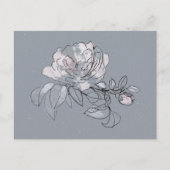 Mooie Bloem Doodle Briefkaart (Voorkant)