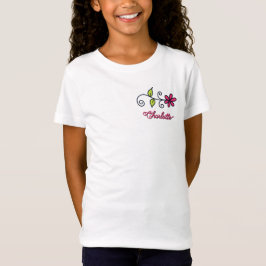 Mooie Bloem Doodle Persoonlijk T-shirt
