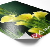 Mooie bloem foto afdruk (Hoek)
