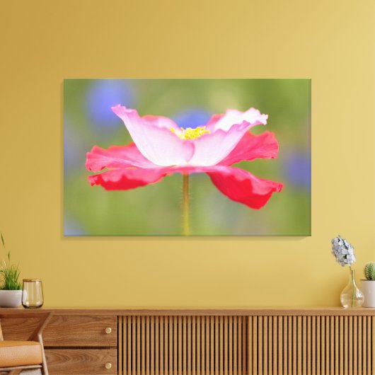 Mooie bloem foto canvas afdruk (Insitu (Woonkamer))