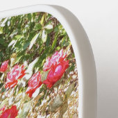 Mooie bloem, gepersonaliseerde, pickleball paddle (Links Detail)