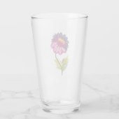 Mooie bloem glas (Achterkant)
