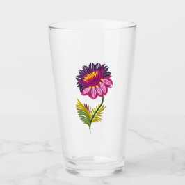 Mooie bloem glas