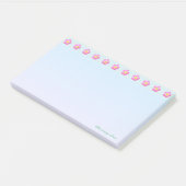 Mooie Bloem Header Post-it® Notes (Schuin)