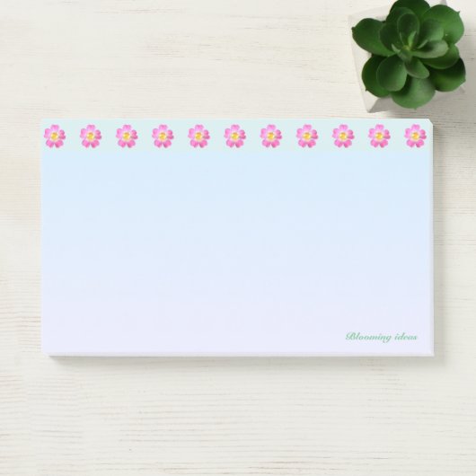 Mooie Bloem Header Post-it® Notes (Kantoor)