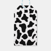 Mooie bloem 'Heilige Koe' Dank Moo Verjaardagsfavo Cadeaulabel (Achterkant)