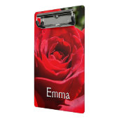 Mooie Bloem Heldere Rode Roos Mini Klembord (Angled2)