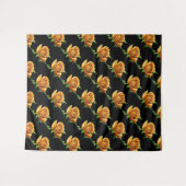 Mooie bloem, het gouden Roos Wandkleed (Voorkant (horizontaal))