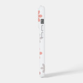 Mooie bloem hoesje iPhone hoesje (Linkerkant)