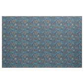 Mooie bloem in blauw en beige stof (Fat Quarter)