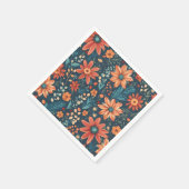 Mooie bloem inspiratie  servet (Hoek)