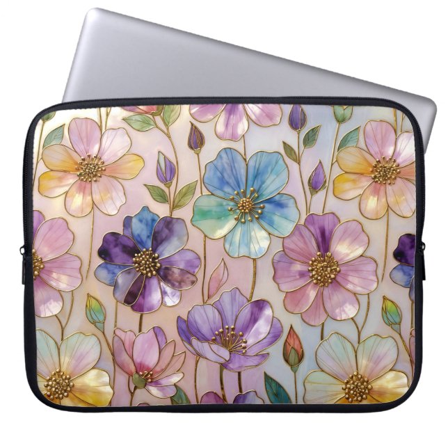 Mooie bloem laptophoes Fleur Case (Voorkant)