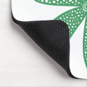 Mooie Bloem - Legergroen Muismat (Hoek)