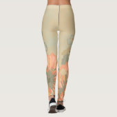 Mooie bloem leggings (Achterkant)