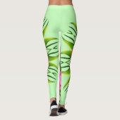 Mooie bloem Mandala Design-79358 Leggings (Achterkant)