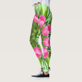 Mooie bloem Mandala Design-79358 Leggings (Links)