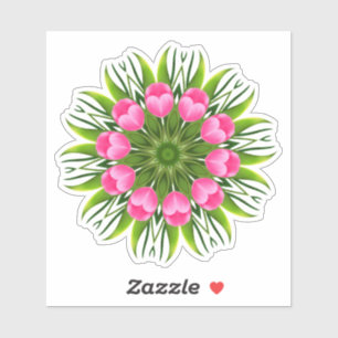 Mooie bloem Mandala Design-79358 Sticker