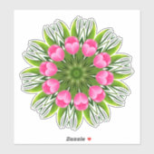 Mooie bloem Mandala Design-79358 Sticker (Vel)