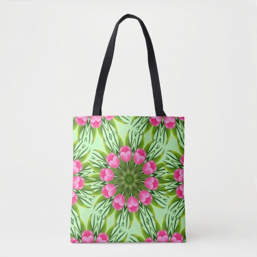 Mooie bloem Mandala Design-79358 Tote Bag (Voorkant)