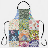 Mooie Bloem Motief Patchwork Dekbed Persoonlijk Schort (Voorkant)