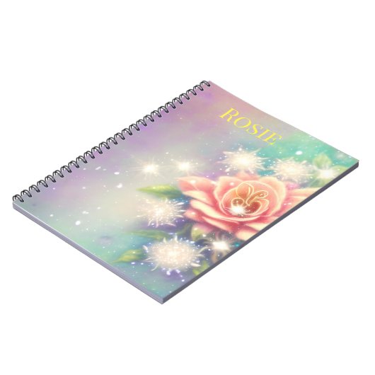 Mooie bloem notitieboek (Linkerzijde)