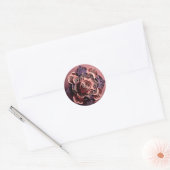 Mooie bloem ontwerp ronde stickers (Envelop)