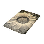 Mooie  bloem op abstracte achtergrond badmat (Gekanteld)