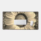 Mooie bloem op abstracte achtergrond bureaumat (Keyboard & Muis)
