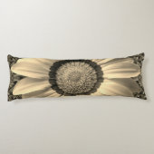 Mooie  bloem op abstracte achtergrond lichaamskussen (Achterkant)