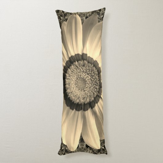 Mooie  bloem op abstracte achtergrond lichaamskussen (Achterkant (Verticaal))