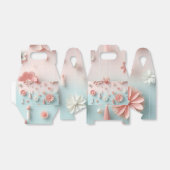 Mooie bloem papieren zak bedankdoosjes (Uitgevouwen)