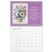 Mooie Bloem Quotes Botanische Kalender (Jan 2027)