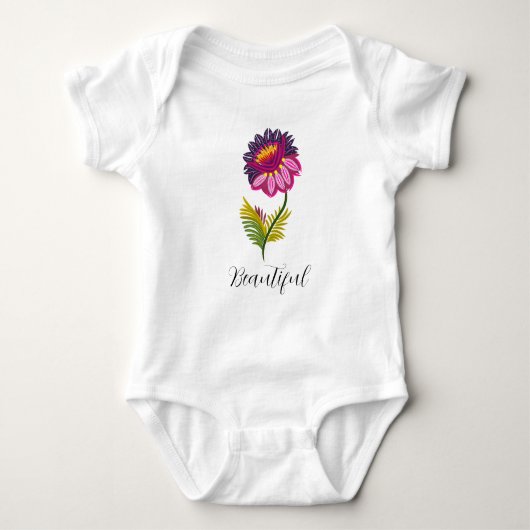 Mooie bloem romper (Voorkant)