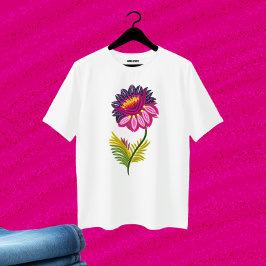 Mooie bloem t-shirt