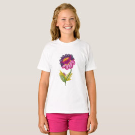 Mooie bloem t-shirt