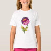 Mooie bloem t-shirt (Voorkant)