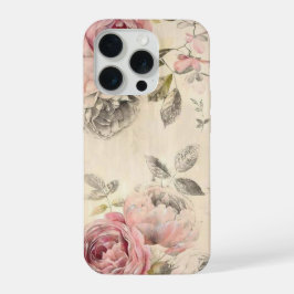 Mooie bloem telefoonhoes iPhone 15 pro case