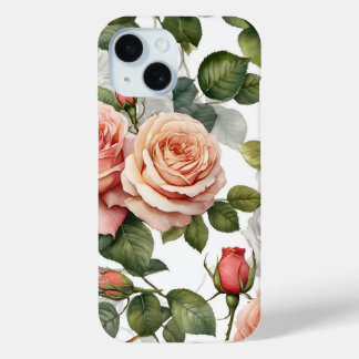 Mooie bloem telefoonhoesje iPhone 15 case