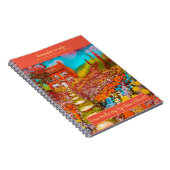 Mooie bloem tuinkraan met Birthday Wish Notitieboek (Rechterzijde)