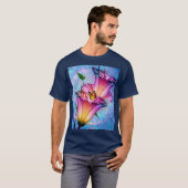 Mooie bloem & vlinder t-shirt (Voorkant volledig)