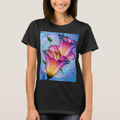 Mooie bloem & vlinder t-shirt (Voorkant)