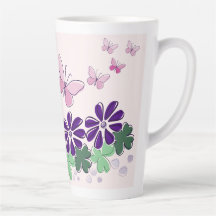 Mooie Bloem Vlinders Doodle Naam
