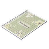 Mooie bloem vlinders notitieboek (Linkerzijde)