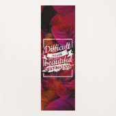 Mooie bloem yogamat (Voorkant)