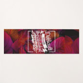 Mooie bloem yogamat (Voorkant (horizontaal))