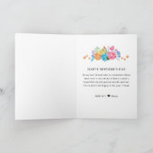 Mooie bloemboeket Moederdag Groet Kaart (Binnen)