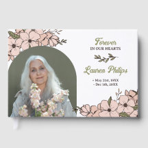 Mooie bloemboog foto voor altijd in ons hart