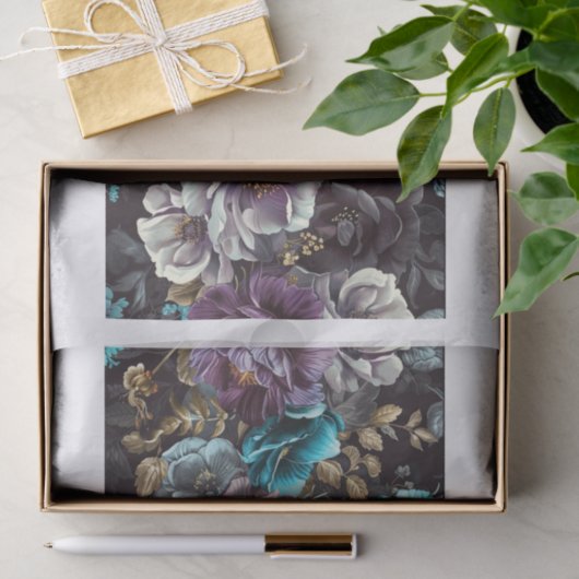 Mooie bloemen11 tissuepapier (Geschenk)