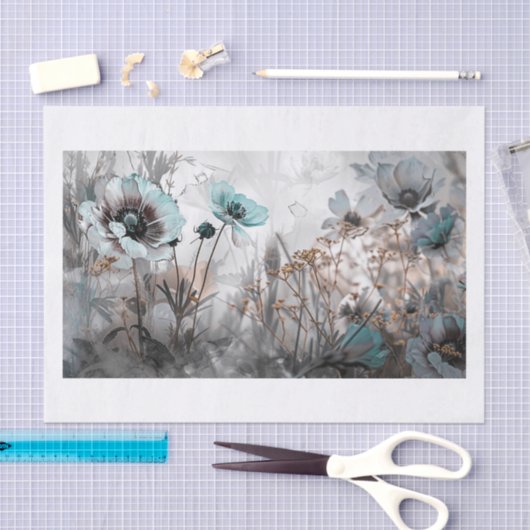 Mooie bloemen13 tissuepapier (Craft)